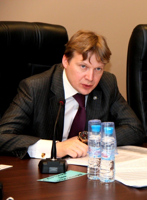 Антон Глушков на заседании Экспертного совета НОСТРОЙ